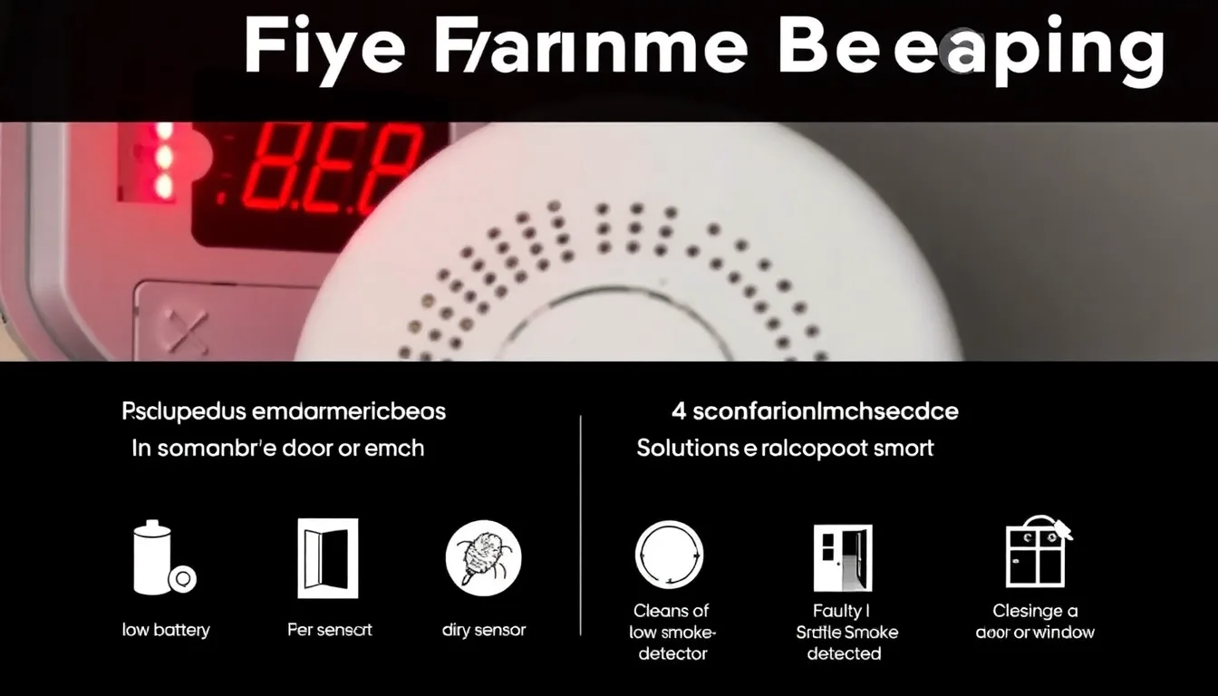 Détecteur de fumée qui bip : causes, solutions et astuces pour gérer l'alarme