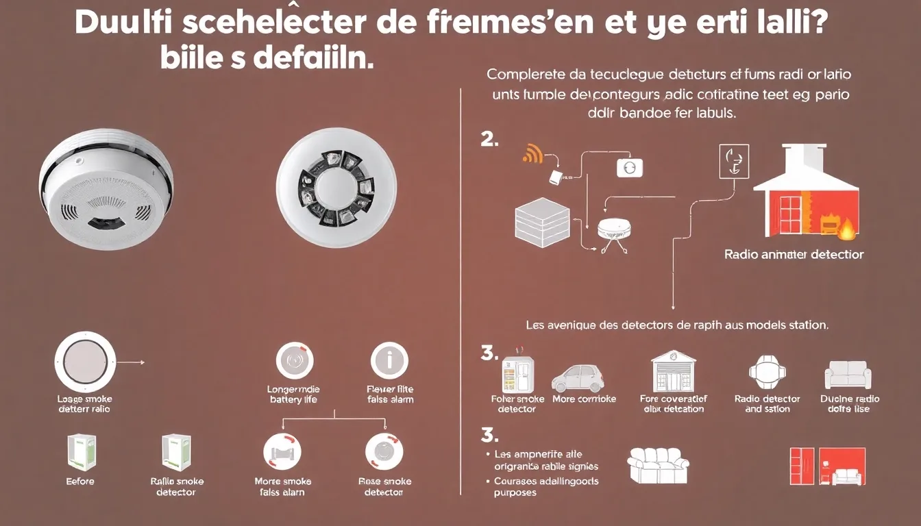 Pourquoi choisir un détecteur de fumée radio pour votre sécurité ?